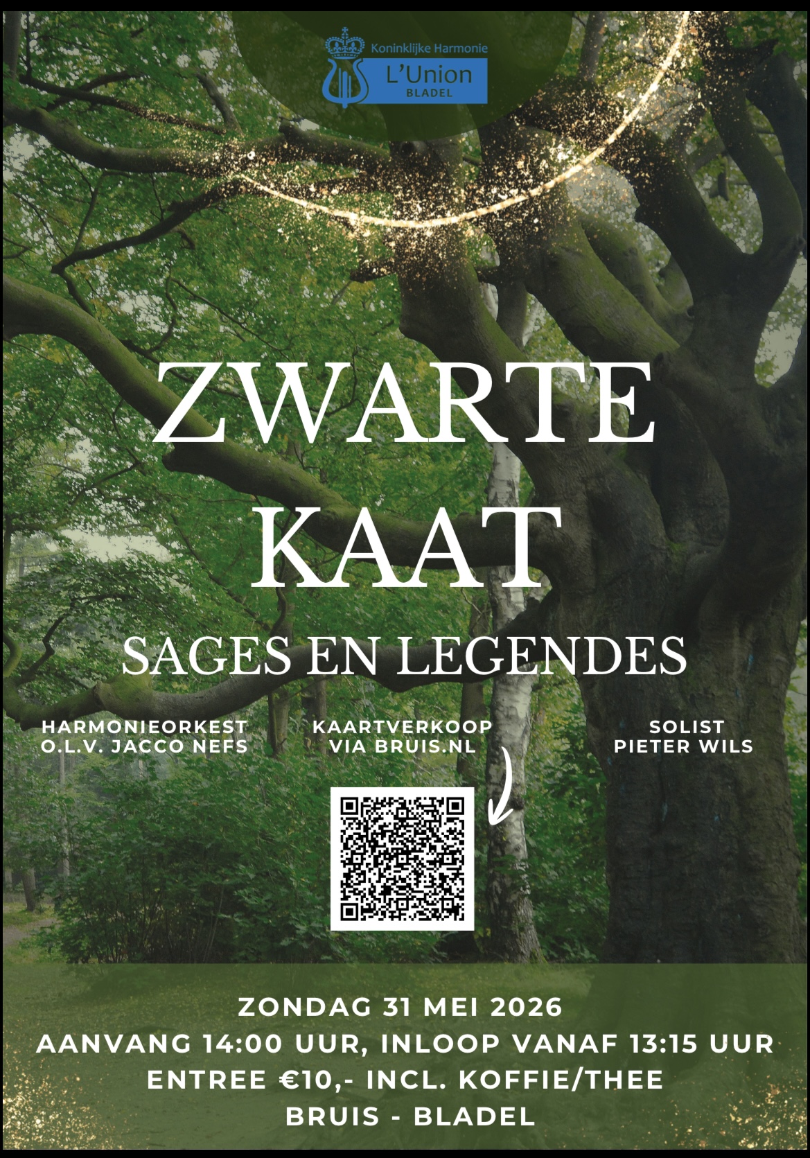 Poster Zwarte Kaat - Sages & Legendes Poster Spot On 2023: 180 jaar L'Union